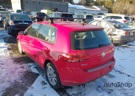 2015 Volkswagen Golf Tdi S 4-Door из США, поврежденный, VIN 3VWRA7AU0FM051032